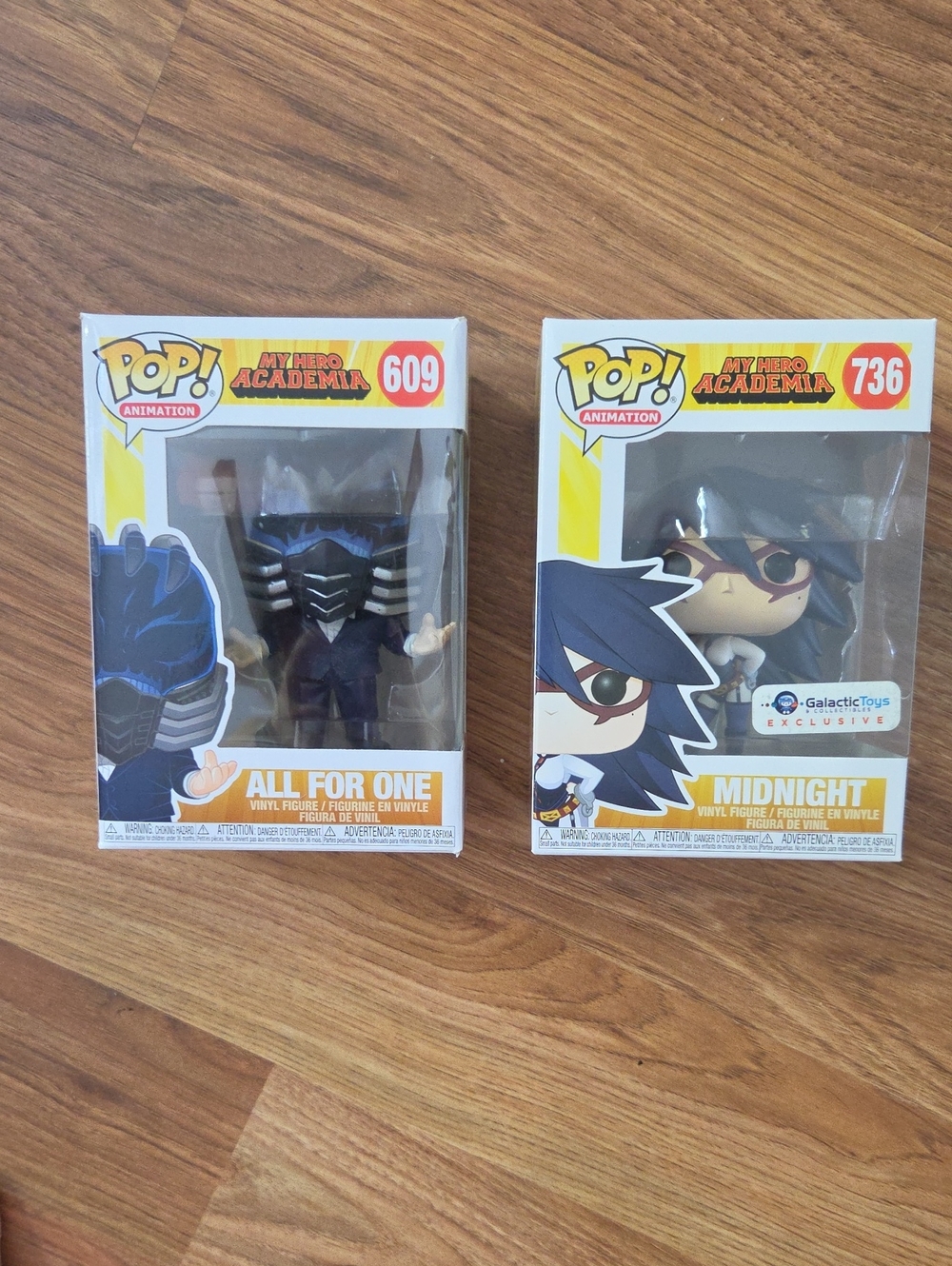Funko Pop! My Hero Academia - All For One #609 & Midnight #736 Exclusive